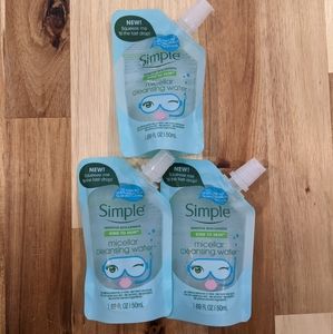 simple micellar cleansing water